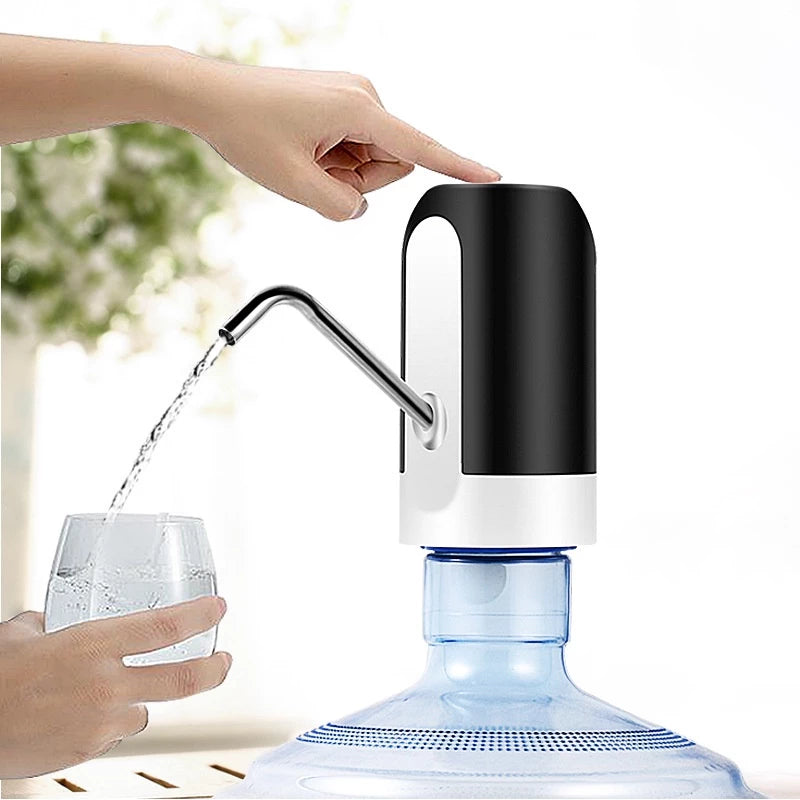BombaElétricaDeGalãoUniversalComCarregamentoUSBParaGalãoGarrafãoDeÁguaPromoção