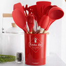 Kit Utensílios de Cozinha em Silicone 12 Peças