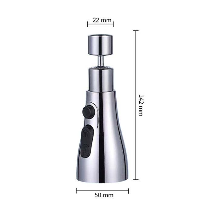 Bico Extensor de Torneira  360º e 3 Modos