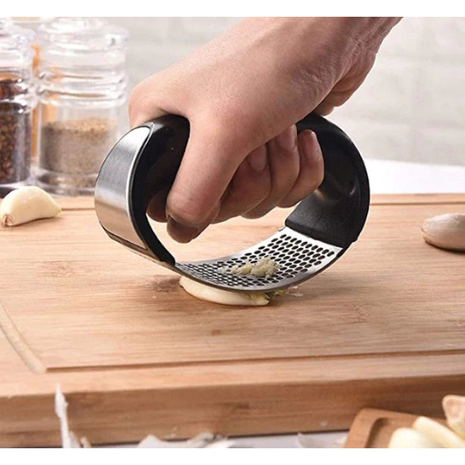 Amassador de Alho Inox Ergonômico – Praticidade na Cozinha