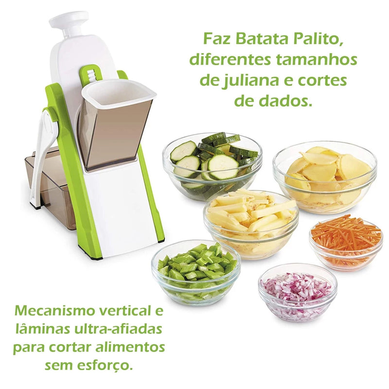 Cortador de Vegetais e Alimentos 5 em 1