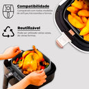 Kit 2 Formas de Silicone para Air Fryer e Forno 19cm