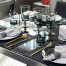 Jogo de Talheres Dourado 24 Peças em Inox Premium