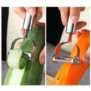 Descascador Inox 2 em 1 para Legumes e Frutas