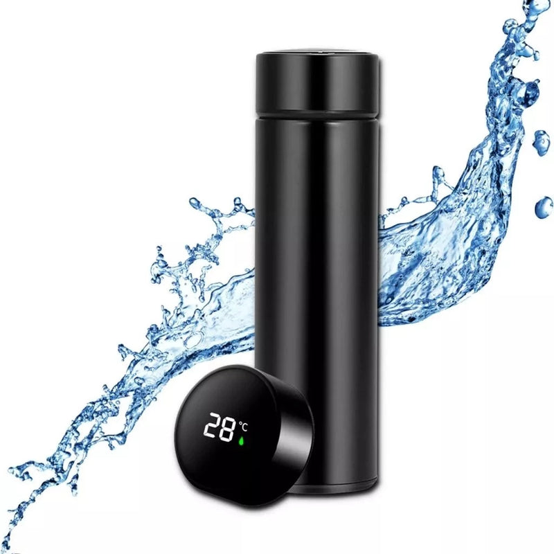Garrafa Térmica Inox com Display LED 500ml