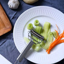Descascador Inox 2 em 1 para Legumes e Frutas