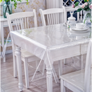 Toalha de Mesa de Plástico Térmica Para 4 6 8 e 10 Lugares Impermeável Quadrada Decoração Cozinha