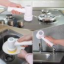 Escova Elétrica de Limpeza Giratória 5 em 1