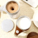 Caneca Mixer Inox Automática Elétrica Misturador Shake Café Leite Cremoso Mug e Cabo Alta Velocidade