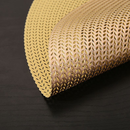 Kit 4 ou 6 jogo americano Tapete De Mesa Posta Redondo Design Elegante Impermeável