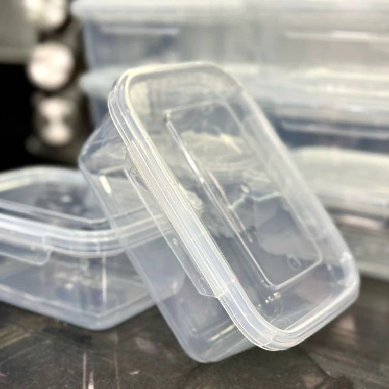 Kit 10 Potes Herméticos 800ml com Travas Laterais para Marmita e Organização
