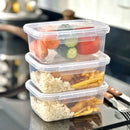 Kit 10 Potes Herméticos 800ml com Travas Laterais para Marmita e Organização