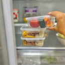 Kit 10 Potes Herméticos 800ml com Travas Laterais para Marmita e Organização