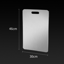 Tábua De Corte 304 Aço Inoxidável Antibacteriana À Prova De Mofo 46 cm tábua de cozinha