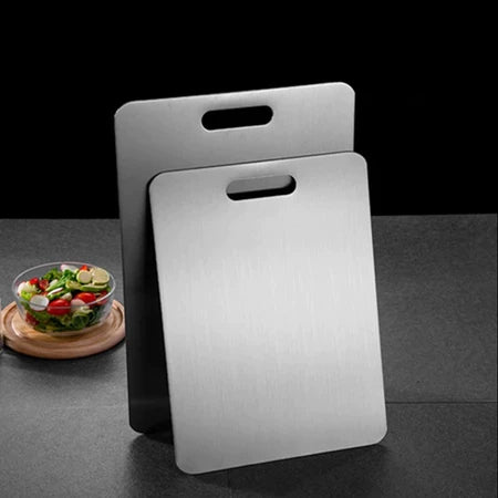 Tábua de Corte Inox 304 Antibacteriana 46cm