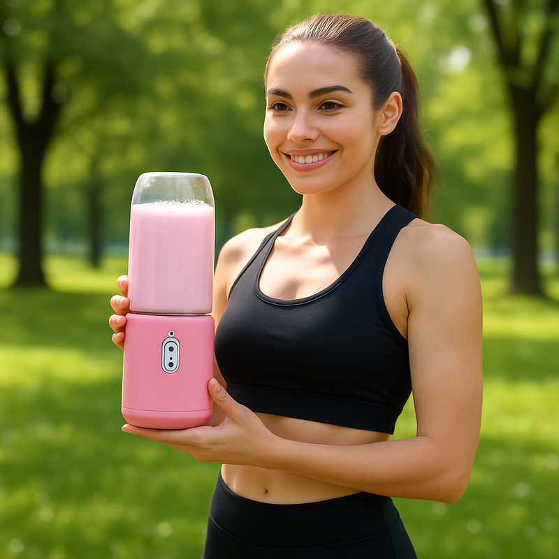 Liquidificador Portátil USB 6 Lâminas 400ml