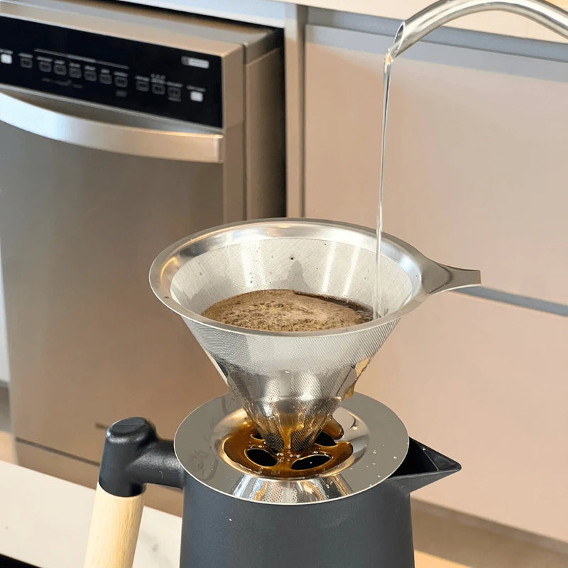 Coador de Café em Inox Reutilizável – Filtro Permanente