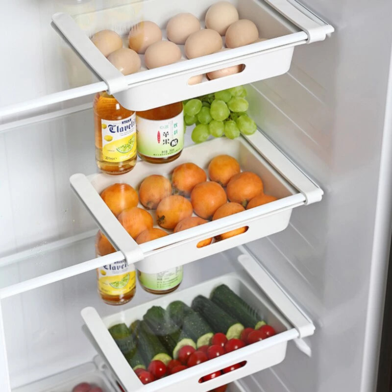 Organizador de Geladeira Expansível Retrátil