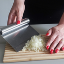 Espátula Em Inox Prática Raspador De Massa Com Cabo Tubular 15cm