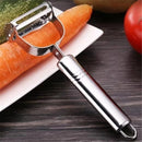 Descascador Inox 2 em 1 para Legumes e Frutas