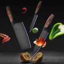 Jogo de Facas Profissional Antiaderente 6 Peças com Tesoura e Descascador