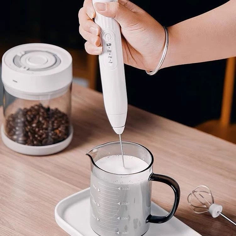 Misturador Elétrico Portátil USB para Bebidas Cremosas